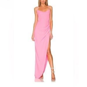 Amanda Uprichard Shocking Pink Long Dress